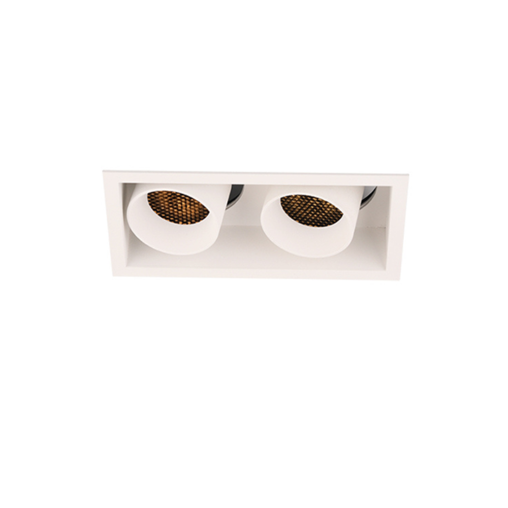 MNBS1277 – Dual Square Recessed Spotlights for Precise and Modern Ceiling Lighting