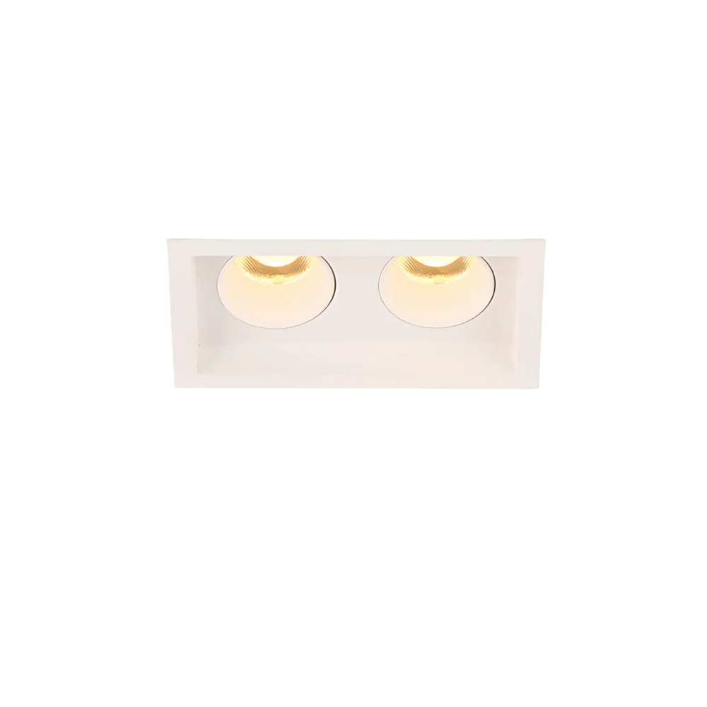 MNBS1287 – Square Double Downlight for Sleek Recessed Ceiling Lighting